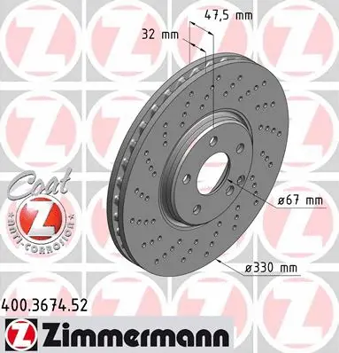 Brake Disc (400.3674.52)