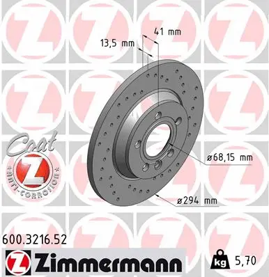 Brake Disc (600.3216.52)