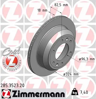 Brake Disc (285.3523.20)