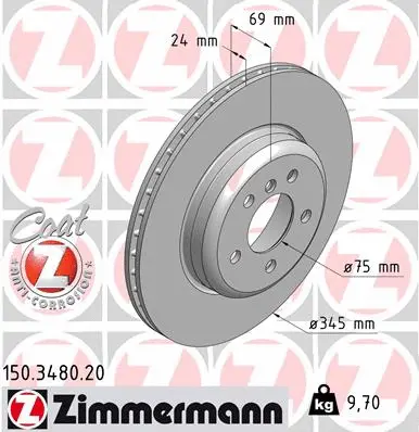 Brake Disc (150.3480.20)