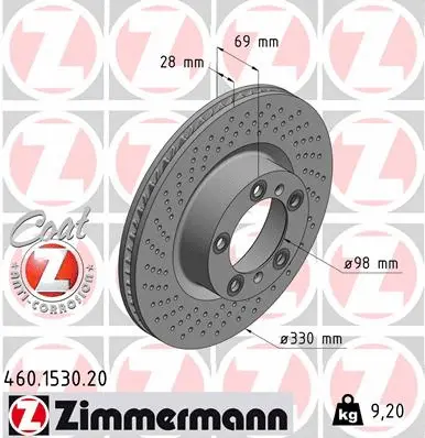 Brake Disc (460.1530.20)