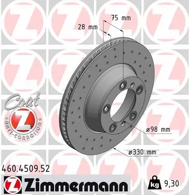 Brake Disc (460.4509.52)