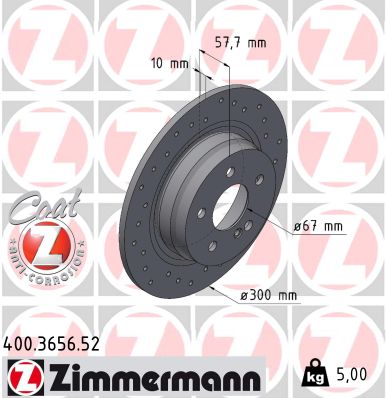 Brake Disc (400.3656.52)