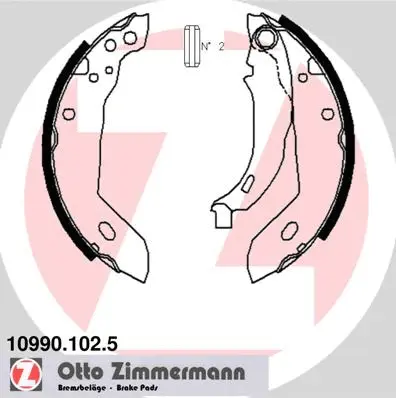 Brake Shoe Set (10990.102.5)
