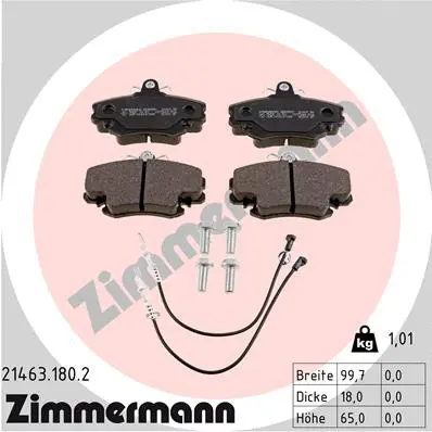 Brake Pad Set, disc brake (21463.180.2)