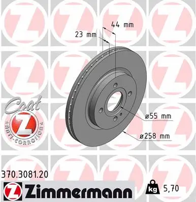 Brake Disc (370.3081.20)
