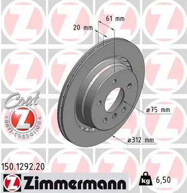 Brake Disc (150.1292.20)