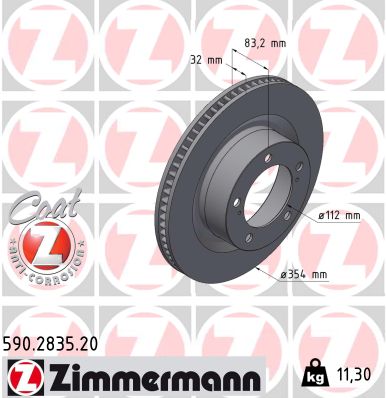 Brake Disc (590.2835.20)