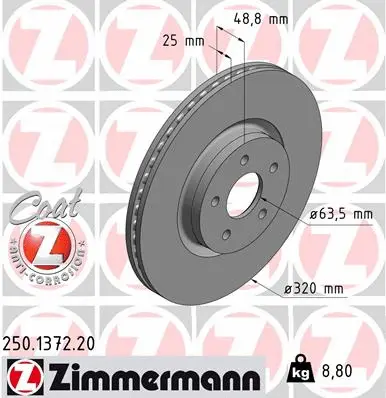 Brake Disc (250.1372.20)
