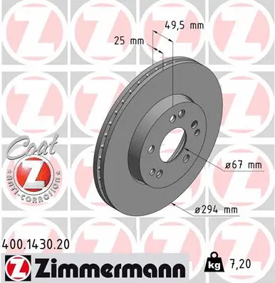 Brake Disc (400.1430.20)
