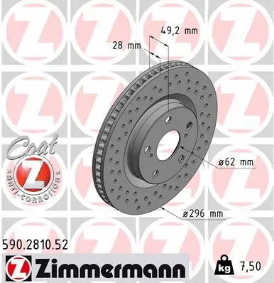 Brake Disc (590.2810.52)