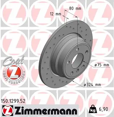 Brake Disc (150.1299.52)