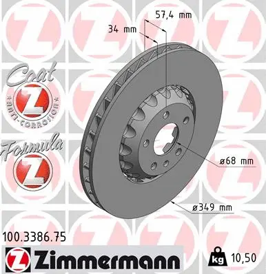 Brake Disc (100.3386.75)