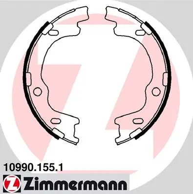 Brake Shoe Set, parking brake (10990.155.1)