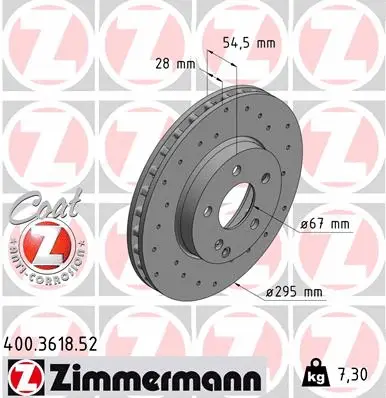Brake Disc (400.3618.52)