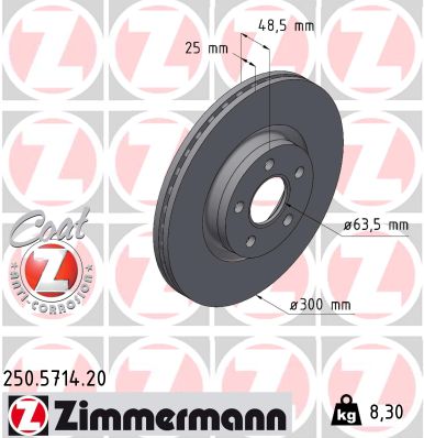 Brake Disc (250.5714.20)