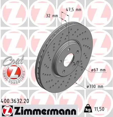 Brake Disc (400.3632.20)