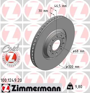 Brake Disc (100.1249.20)