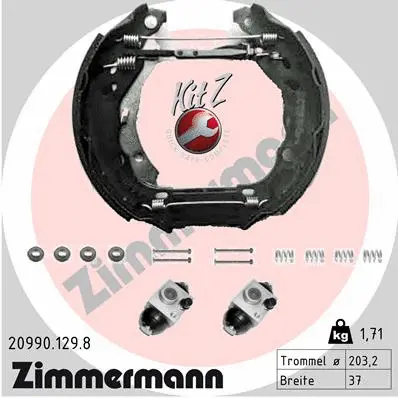 Brake Shoe Set (20990.129.8)