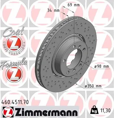 Brake Disc (460.4511.70)