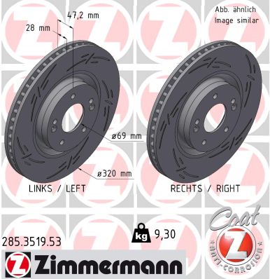 Brake Disc (285.3519.53)