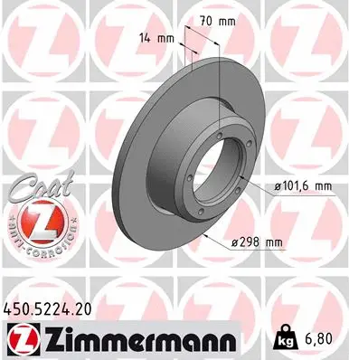 Brake Disc (450.5224.20)