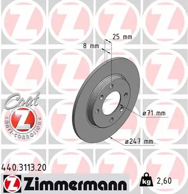 Brake Disc (440.3113.20)