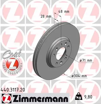 Brake Disc (440.3117.20)