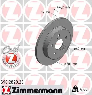 Brake Disc (590.2829.20)