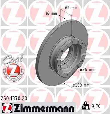 Brake Disc (250.1370.20)