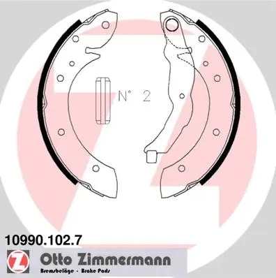 Brake Shoe Set (10990.102.7)