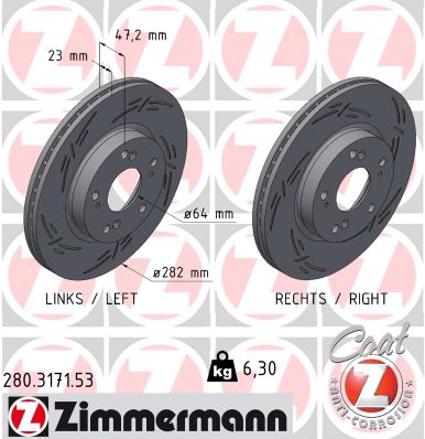 Brake Disc (280.3171.53)