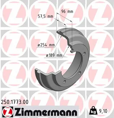 Brake Drum (250.1773.00)