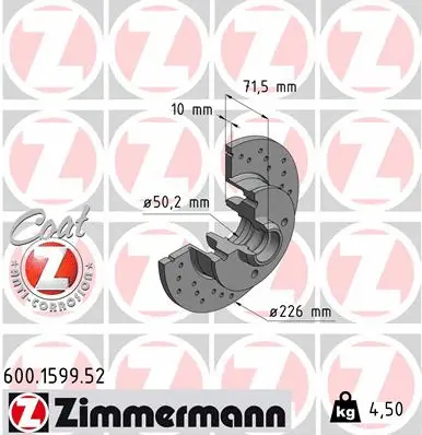 Brake Disc (600.1599.52)
