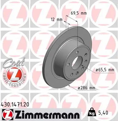 Brake Disc (430.1471.20)