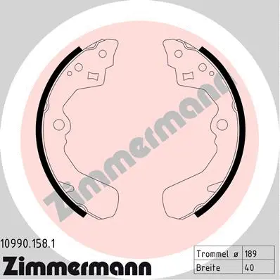 Brake Shoe Set (10990.158.1)