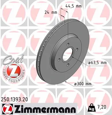 Brake Disc (250.1393.20)