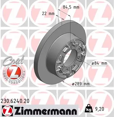 Brake Disc (230.6240.20)