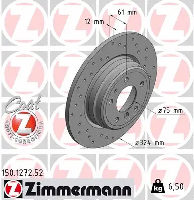 Brake Disc (150.1272.52)