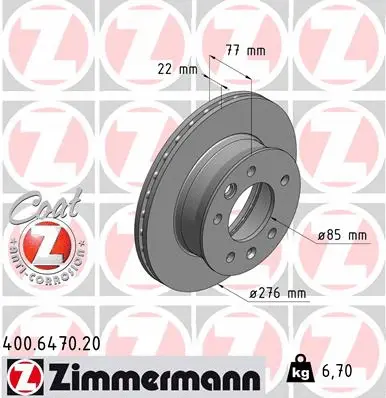 Brake Disc (400.6470.20)