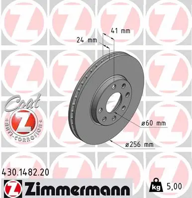 Brake Disc (430.1482.20)