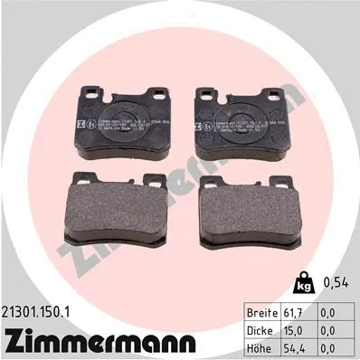 Brake Pad Set, disc brake (21301.150.1)