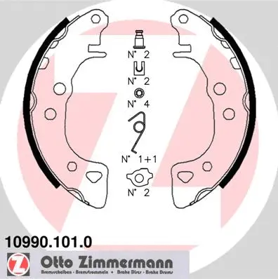 Brake Shoe Set (10990.101.0)