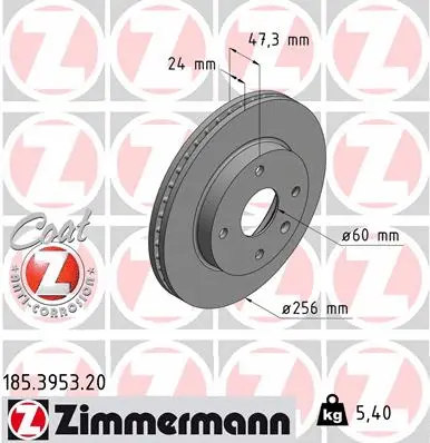 Brake Disc (185.3953.20)