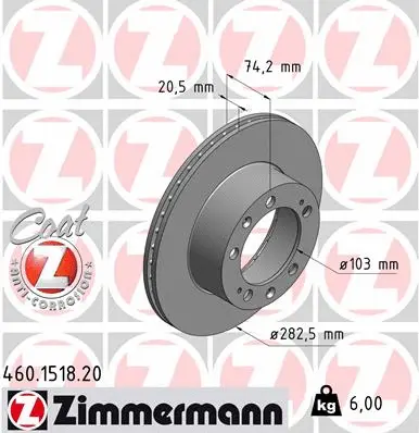 Brake Disc (460.1518.20)