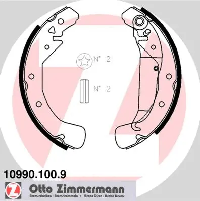 Brake Shoe Set (10990.100.9)