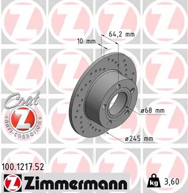 Brake Disc (100.1217.52)