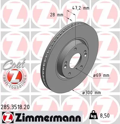 Brake Disc (285.3518.20)