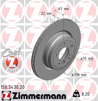 Brake Disc (150.3430.20)