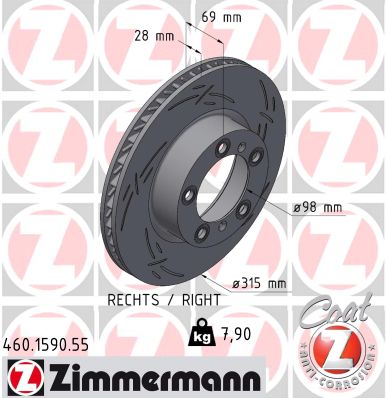 Brake Disc (460.1590.55)